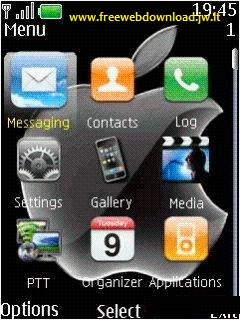Iphone theme screenshot
