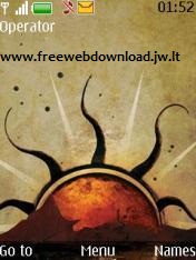 Amorphis – Eclipse theme screenshot